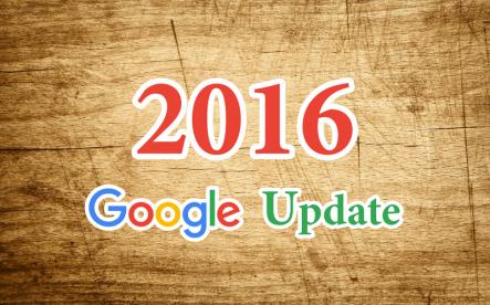 Google algorithm update at the beginning of 2016